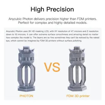 ANYCUBIC Photon SLA 3D Tiskárny UV LCD Pryskyřice Sestaven 2K Displej Plus Velikost Off-Line Tisk Impresora 3d Drucker 3D Tiskárny Kit