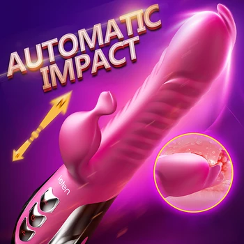 Automatické Strkat Pulsator Vibrátor Rabbit Vibrátor G Spot Clitrois Stimulátor Ženské Pochvy Klitoris Masér Sexuální Hračky pro Ženy