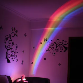 Barevné Rainbow Noční Světlo s 3 Režimy LED Světlo Magic Barevné Duhové Světlo ve tvaru Vejce Projekční Lampa pro Děti, Domácí Výzdoba