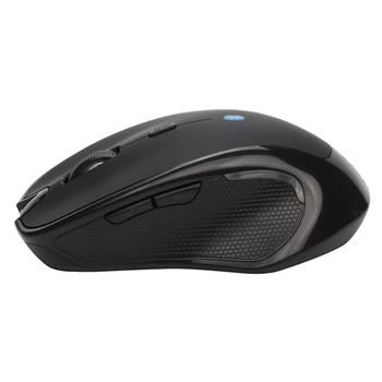 Bezdrátová Myš Bluetooth 3.0 6D 1600Dpi Pro Pc Optická Herní Myš Bez Baterie, Černý Plast