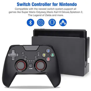 Bezdrátový Bluetooth Gamepad Joystick Pro RC Ovladač pro Nintendo Spínač 6-osy Kompatibilní S Dinofire Bluetooth Dropshipping