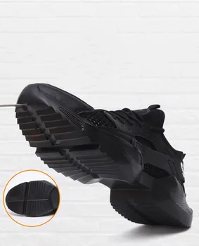 Bezpečnostní boty pánské pojištění pracovní boty ultra lehké měkké dno pánské anti-rozbít oceli pracovní boty pánské new 2019 turistické boty