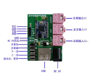 BK8000L Bluetooth Stereo Audio Přijímač Rady Bezdrátový Reproduktor DIY Zesilovač Modul napájení 3V-5V