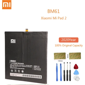 BM60 BM61 Původní Xiao Mi Pad 1/2 Náhradní Baterie pro Xiaomi MiPad 1 2 baterie Xiomi Mi Pad1 Pad2 bateria MiPad1 MiPad2