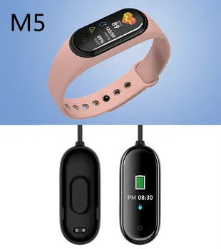 Chytré Hodinky mi band 5 M5 Bluetooth přijetí Hovoru Zdraví, Monitorování Srdeční Frekvence, Krevní Tlak ip68 Passometer Smart Band