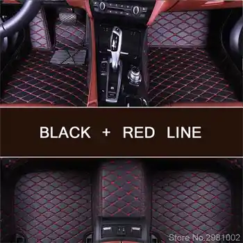 Custom fit auto koberečky pro Toyota Camry 40 Corolla RAV4 Verso FJ Land Cruiser LC 200 Prado 150 120 3D auto-styling koberec