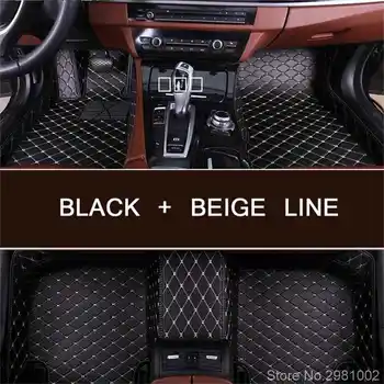 Custom fit auto koberečky pro Toyota Camry 40 Corolla RAV4 Verso FJ Land Cruiser LC 200 Prado 150 120 3D auto-styling koberec