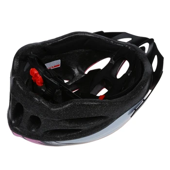 Cyklistika Kolo Kolo pro Dospělé Pohledný Carbon Helma s Kšiltem Růžový Obvod Hlavy 54-65cm/ Hlava-šířka Dole 16cm