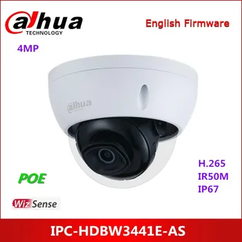 Dahua 4MP IR Pevnou ohniskovou Dome WizSense Síťové Kamery IPC-HDBW3441E-JAKO Vestavěný IR LED IP Kamera