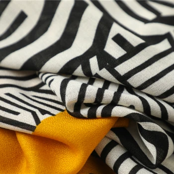 Design Zebra Patten Hidžáb Šátek Ženy Velké Bavlna Šátek Zábaly jemné hedvábí Ženy Šátek na Jaře a na Podzim Šátky 2020 Nové