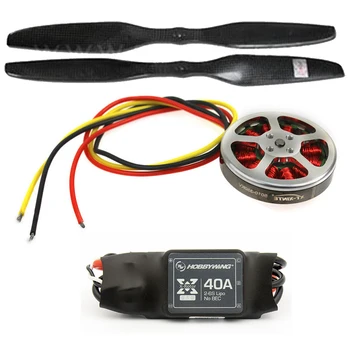 DIY GPS Drone Octocopter Tarot X8 TL8X000 8-Nápravy Složený Rám 350KV 40A PX4 32 Bitů Letu Řadič Radiolink AT9S Vysílač