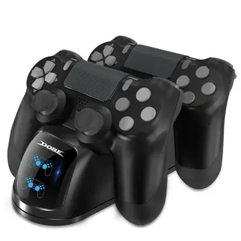 DOBE Hra Duální Nabíjecí USB Nabíjecí Dock Gamepad Joystick pro PS4 Bezdrátový Ovladač