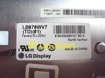 Doprava zdarma 7inch LCD displej LB070WV7(TD)(01) LB070WV7-TD01 s 8 drát dotykový digitizer pro Hyundai auto GPS sledování