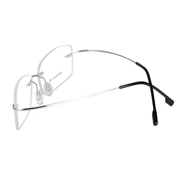 Doprava zdarma čistý titan bez Obrouček značky brýle rámy Ženy muži optické rám podívaná rám oko předpis brýle
