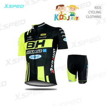 Dětské Cyklistické Oblečení BH Pro Tým Cyklistické Jersey Sada Suit Krátký Rukáv Oblečení MTB dětské Cyklistické Oblečení Letní Triatlon Oblek