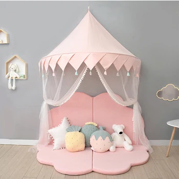 Dětský stan hračka domeček princess castle čtení roh vnitřní zdi visí dítě moskytiéra dítě pokoj dekorace dárek