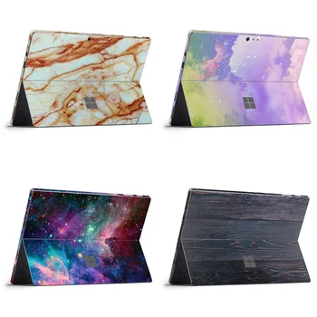 Dřevo a sky design Pro Micro Povrch Pro6 kůže nálepka pro surface pro 6 pro 5 Zpět Full Tablet, notebook vinyl Samolepka