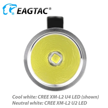EAGTAC D25LC2 Taktická LED Svítilna 1374 Lumen 2xCR123A 18650 Baterie Pochodeň Ocas Záblesková Lov, Rybaření Světlo