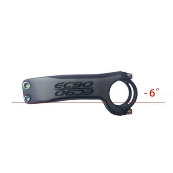 EC90 Full Carbon Fiber Kolo Kmenových 28.6-31.8 mm Nastavitelný Úhel 6°/17° Bike Rukojeť Kmenových Upgrade Část Lehké
