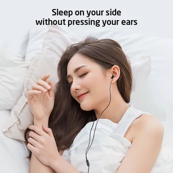 ESR 3,5 mm Jack Sluchátka Sluchátka S Vestavěným Mikrofonem Typ-C Port In-Ear Stereo Sluchátka Drátové Sluchátka Pro Univerzální Mobilní