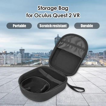 EVA Skladování Taška Cestovní Pouzdro Pro Oculus Quest 2 VR Headset Přenosný Ochranný Sáček Box Pro Oculus Quest 2 VR Příslušenství