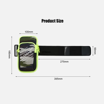 FLOVEME Sport Arm Band 5.5 Univerzální Telefon Případ Pro iPhone 8 7 6 Plus Sport Běh Taška Pro Samsung S7 Pro Huawei Arm Band