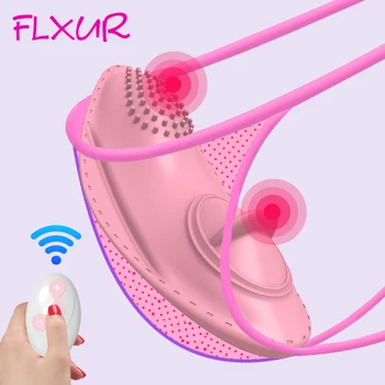 FLXUR Neviditelné Stimulátor Klitorisu Vibrátor, Bezdrátové Dálkové Ovládání Přenosný 10 režimů Kalhotky, Vibrační Vajíčko, Sex Hračky pro Ženy