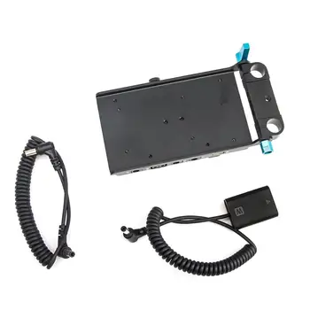 FOTGA V Mount Deska Deska Baterie Adaptér s NP-FW50 Kabel pro Sony D-Tap DSLR Fotoaparát