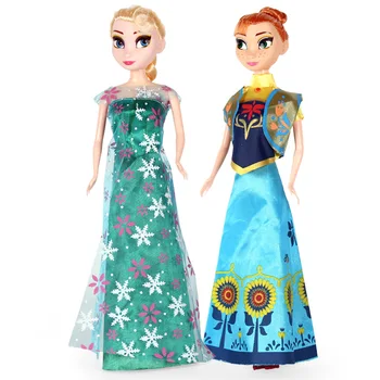 Frozen 30cm-Princezna Anna A Princezna Aisha Disney Jointable Panenka Hračky Pro Dívky Narozeniny Dárky