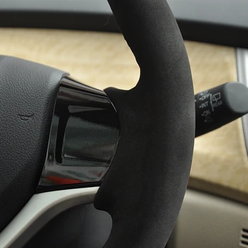 Hand Šít Černé Semišové Volant Kryt pro Honda Civic 2012 - Auta Speciální