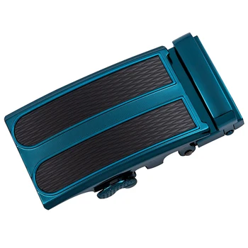 Hi-Kravata Luxusní Dárkový Box Set opasky pro muže Obchodní Styl, Černý Kožený Pásek, Módní Modrý Pramene Spony Značky Pásy Automatické