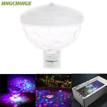 HNGCHOIGE 4 LED Plovoucí pod Vodou Disco Light Glow Show, Bazén, Vířivka, Spa Lampa