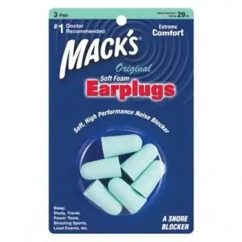 Hot Prodej Mack je rychlý špunty do uší, snížení hluku, špunty do uší anti-anti-hluk anti chrápání oční maska, pěna, silikon