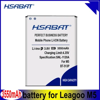 HSABAT BT-513P 3550mAh Baterie Pro Leagoo M5 Baterie Chytrý Mobilní Telefon Baterie