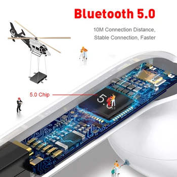 I90 Super X TWS Pop-Up Bezdrátová Bluetooth Sluchátka 9D Bass Sportovní Sluchátka Headset Pk I10 I30 i40 I50 i70 i60 I80 Tws