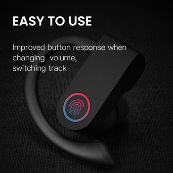 IONCT A9 TWS Bluetooth sluchátka pravda bezdrátová sluchátka 8 hodin hudby bluetooth 5.0 bezdrátové sluchátka Vodotěsná sportovní sluchátka