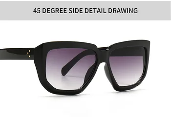JackJad 2020 Módní Vintage Náměstí Styl Gradient sluneční Brýle, Ženy ins Populární Značky Design Sluneční Brýle Oculos De Sol 400931