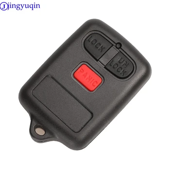 Jingyuqin 10X 3 tlačítko černé auto klíč dálkového ovládání shell pro Toyota Corolla Vios auto náhradní klíč shell