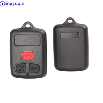 Jingyuqin 10X 3 tlačítko černé auto klíč dálkového ovládání shell pro Toyota Corolla Vios auto náhradní klíč shell