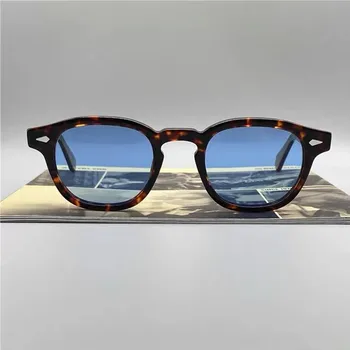 Johnny Depp LEMTOSH Značky Značkové sluneční Brýle Muži Vysoce Kvalitní Acetát Sluneční Brýle, Dámské dioptrické Brýle Oculos De Grau