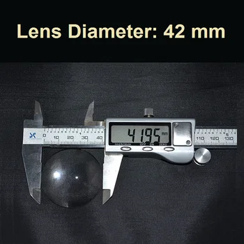 K9 Optické Sklo Objektivu Plano Konvexní Čočky o Průměru 42 mm Konvexní čočky o Ohniskové vzdálenosti 40mm Reflektor Imaging Experiment Fázi Světla