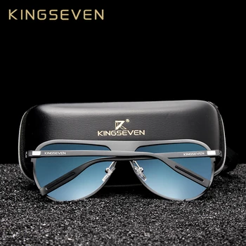 KINGSEVEN Značka Designer Polarizované Pánské Brýle Hliníkové Luxusní sluneční Brýle Muži Řidičské Brýle UV400 Ochranu