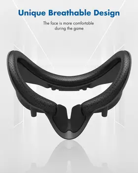 KIWI design, VR Obličeje Rozhraní Držáku s Anti-Únik Nos Pad & 2ks PU Kůže Anti-špína, Pot-Důkaz, Pěna Obličej Kryt Pad