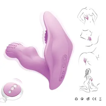 Klitoris Stimulátor Butterfly Vibrátor G-Spot Vibrační Masér Sexuální Hračky Pro Ženy, Dálkové Vibrační Kalhotky, Vibrační Žena
