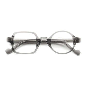 Kolem Náměstí Brýle Rámy Ručně vyráběné Vintage Plný Ráfek, ženy muži dioptrické Brýle Lehký Retro módní Brýle Jasné