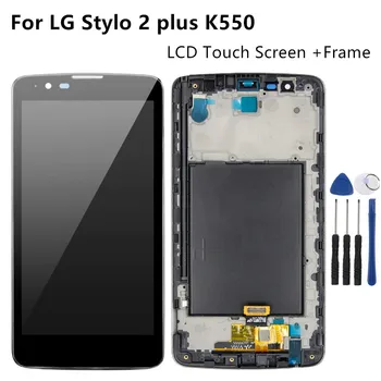 LCD Náhradní Díly Pro LG Stylo 2 Plus K550 Digitizér Montáž Mobilních Telefonů a Příslušenství