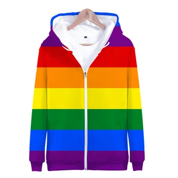 LGBT Hrdosti Oblečení Duhová Vlajka Gay Láska Lesbické Oblečení Mikiny mikina Ženy/Muži odznaky Tričko láska je Láska Bunda Svetr