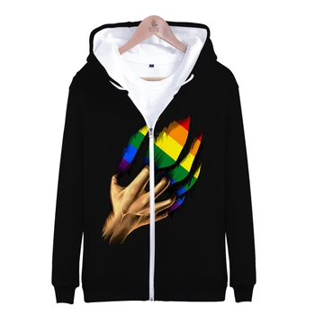 LGBT Hrdosti Oblečení Duhová Vlajka Gay Láska Lesbické Oblečení Mikiny mikina Ženy/Muži odznaky Tričko láska je Láska Bunda Svetr