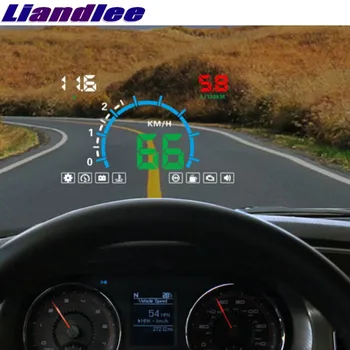 Liandlee HUD Pro Audi Q7 4L 4M 2005~2018 Onwrok Digitální Rychloměr OBD Diagnostický Nástroj Vysoké světle Jasnost