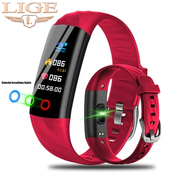 LIGE Chytré Hodinky Ženy IP68 Vodotěsné Sportovní Náramek Smart Fitness Tracker, Krevní Tlak, Srdeční Frekvence Monitoru inteligentní Hodinky